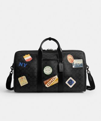 ＜COACH＞ゴッサム　ダッフル　バッグ　４５・シグネチャー　キャンバス・パッチ